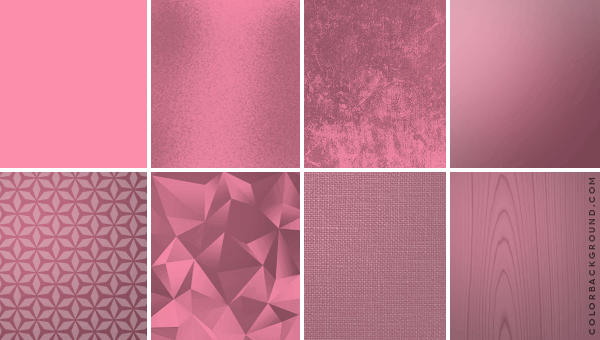 Flamingo Pink Color Backgrounds (Solid, Metallic, Grunge, Gradient, Pattern, Poligon, Fabric, Wooden)