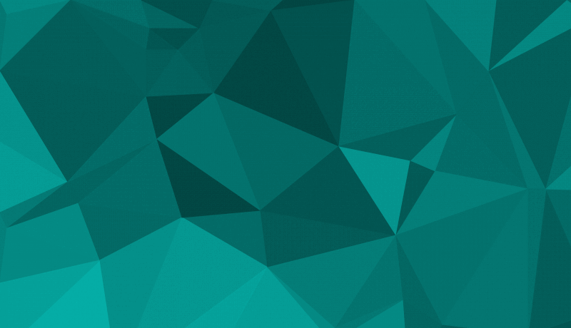 Bright Turquoise - Polygon Color Background